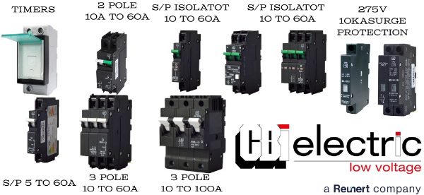 CBI Circuit Breaker 2 Pole 1P+N Curve 1 5A 3kA 240V QFA18105 CBI